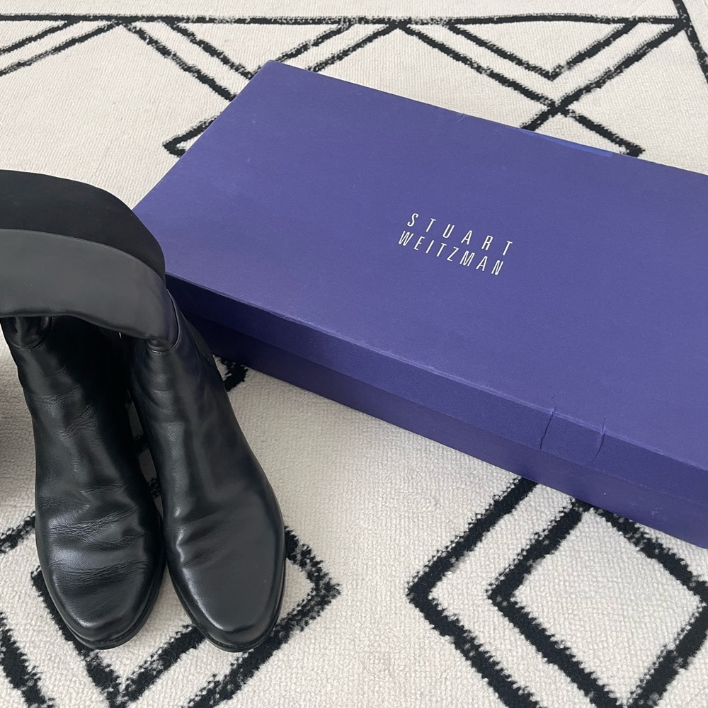Stuart Weitzman Black Over the Knee Boots - Picture 13 of 15